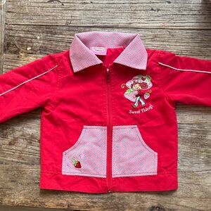 2005 Strawberry shortcake windbreaker jacket 18 to 24 months best fit